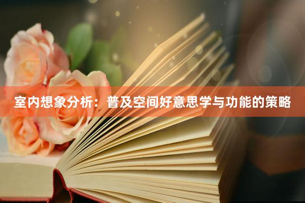 室内想象分析：普及空间好意思学与功能的策略